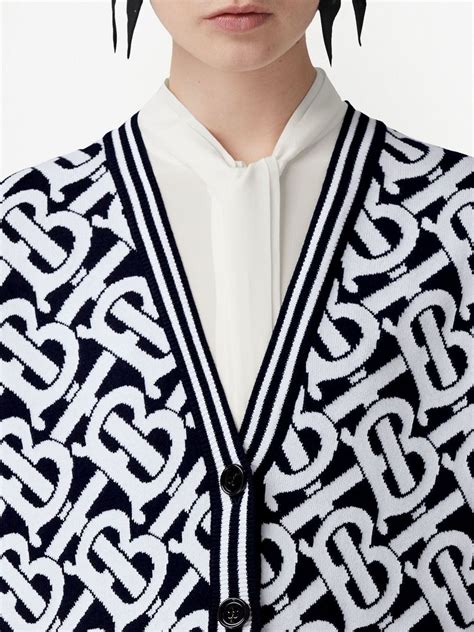 farfetch burberry cardigan